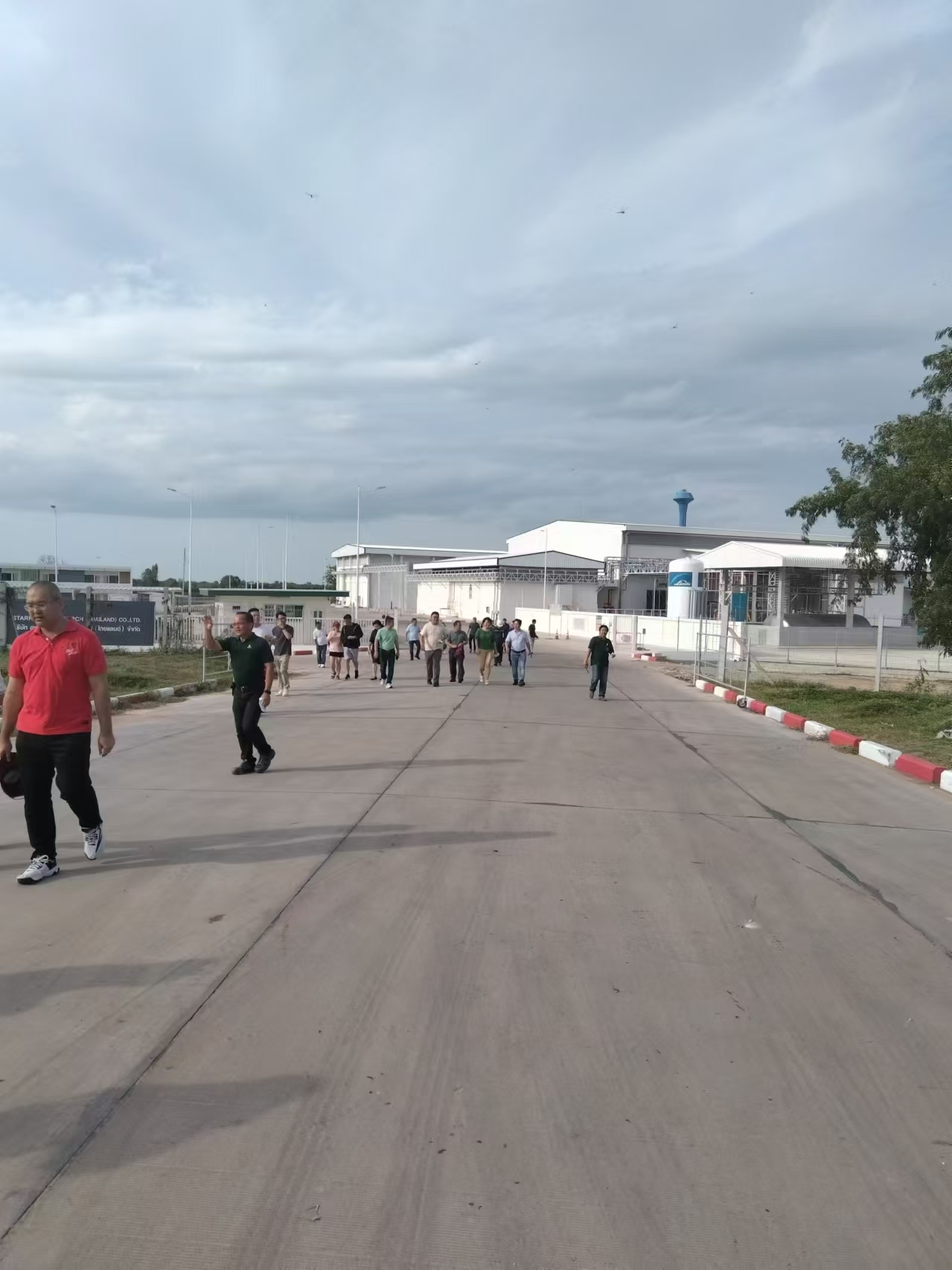 木薯产业考察团参观泰国三角变性淀粉公司